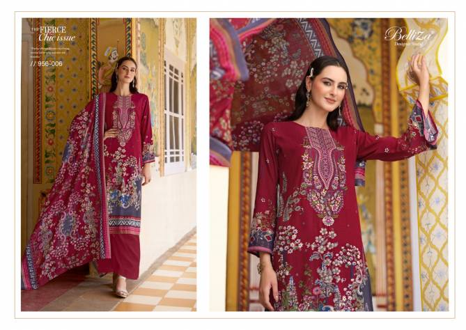 Riwayat Vol 3 By Belliza Viscose Rayon Printed Dress Material Wholesale Shop In Surat
